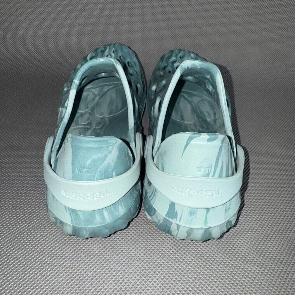 Merrell Mint Green Marbled Slip-On Sandals - Picture 3 of 8